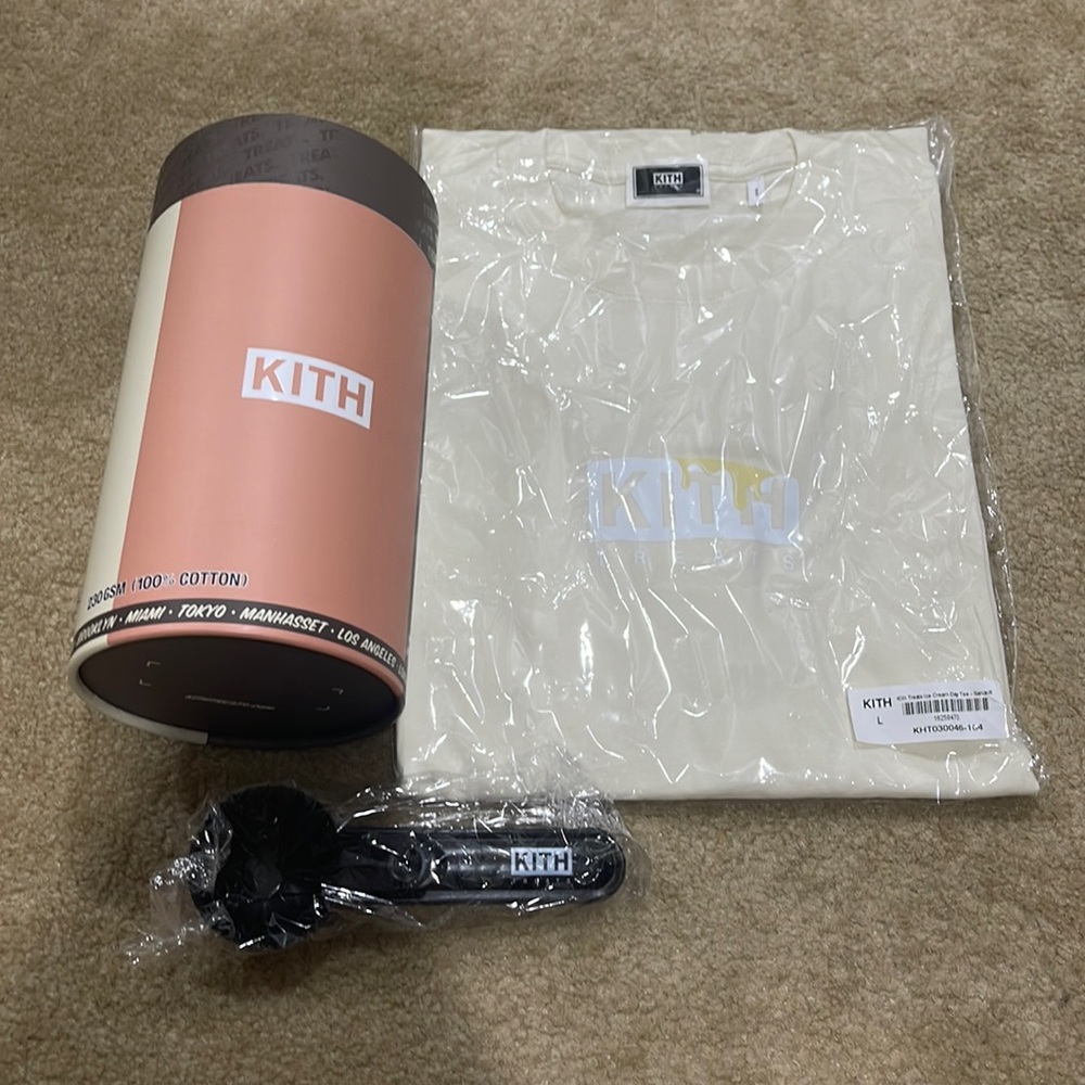 Kith Treats Sandriff Ice Cream Day Tshirt Size Large - Special Packaging